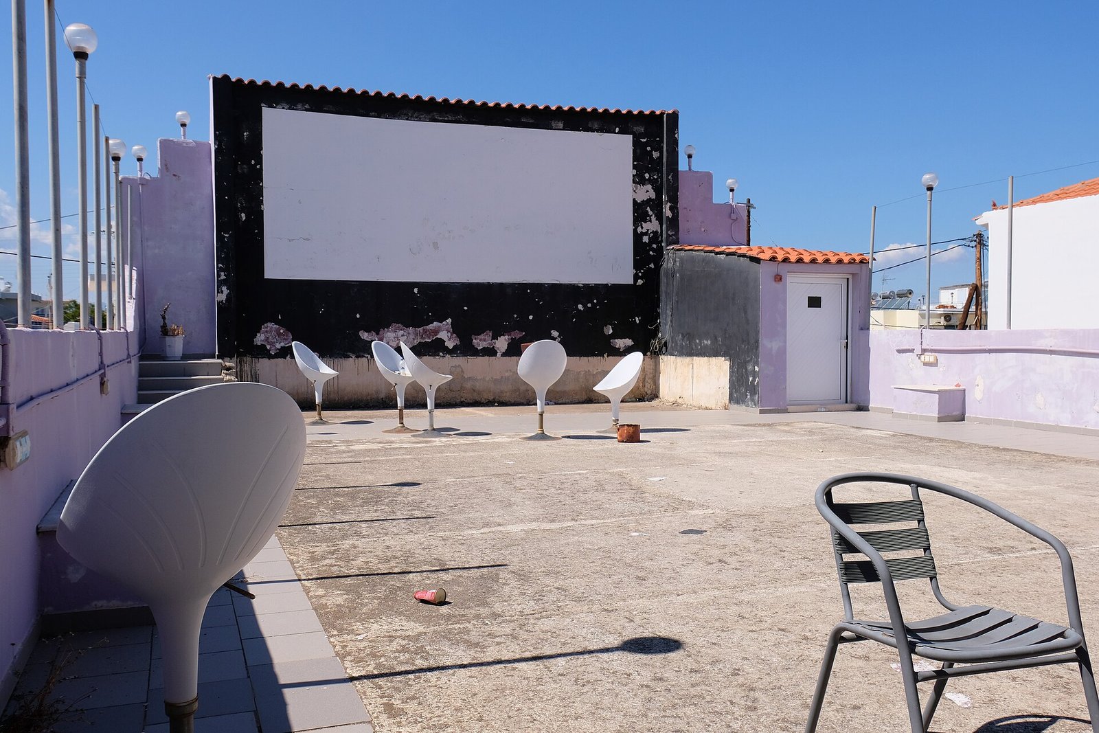 Freiluftkino am Strand von Famara