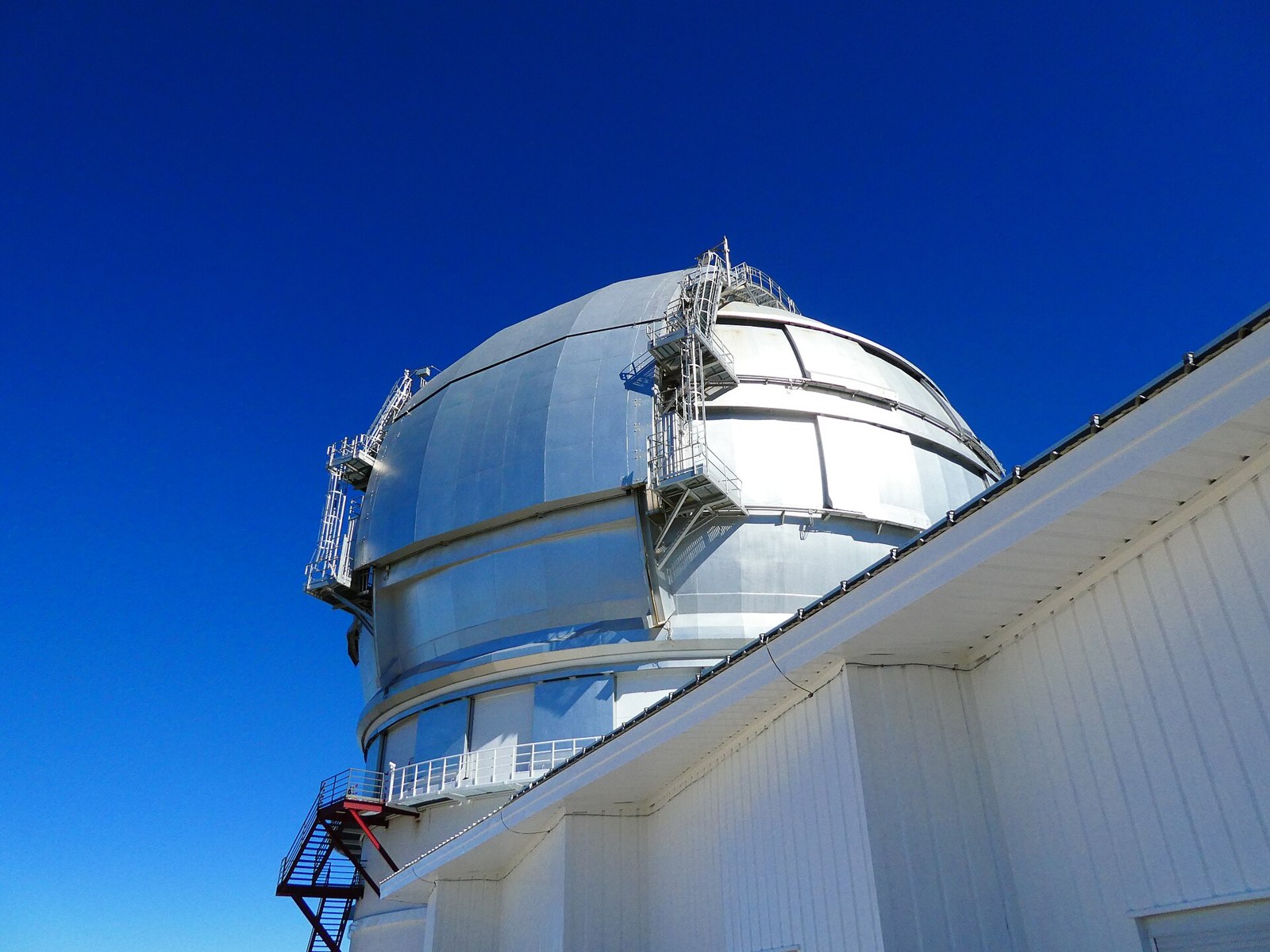 Telescopes at the Roque de los Muchachos observatory, La Palma