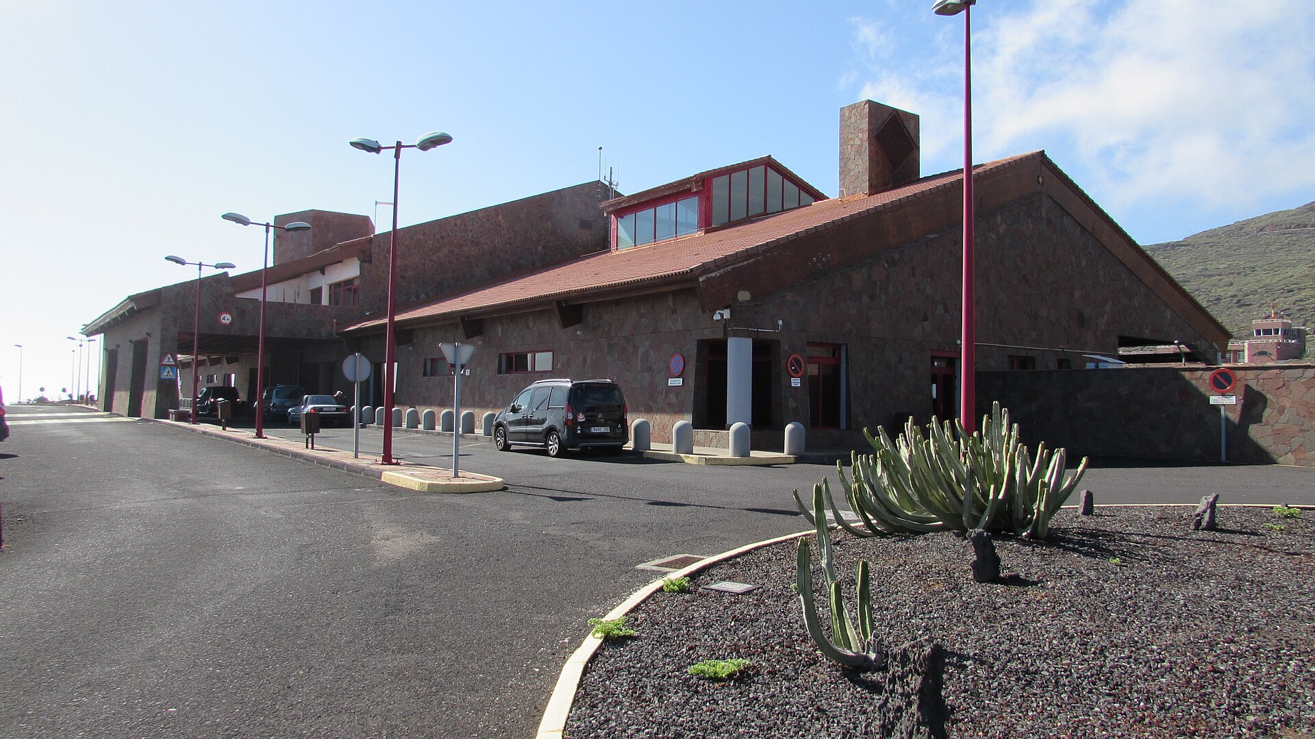 Immagine d'archivio: Flughafen El Hierro Vorderansicht