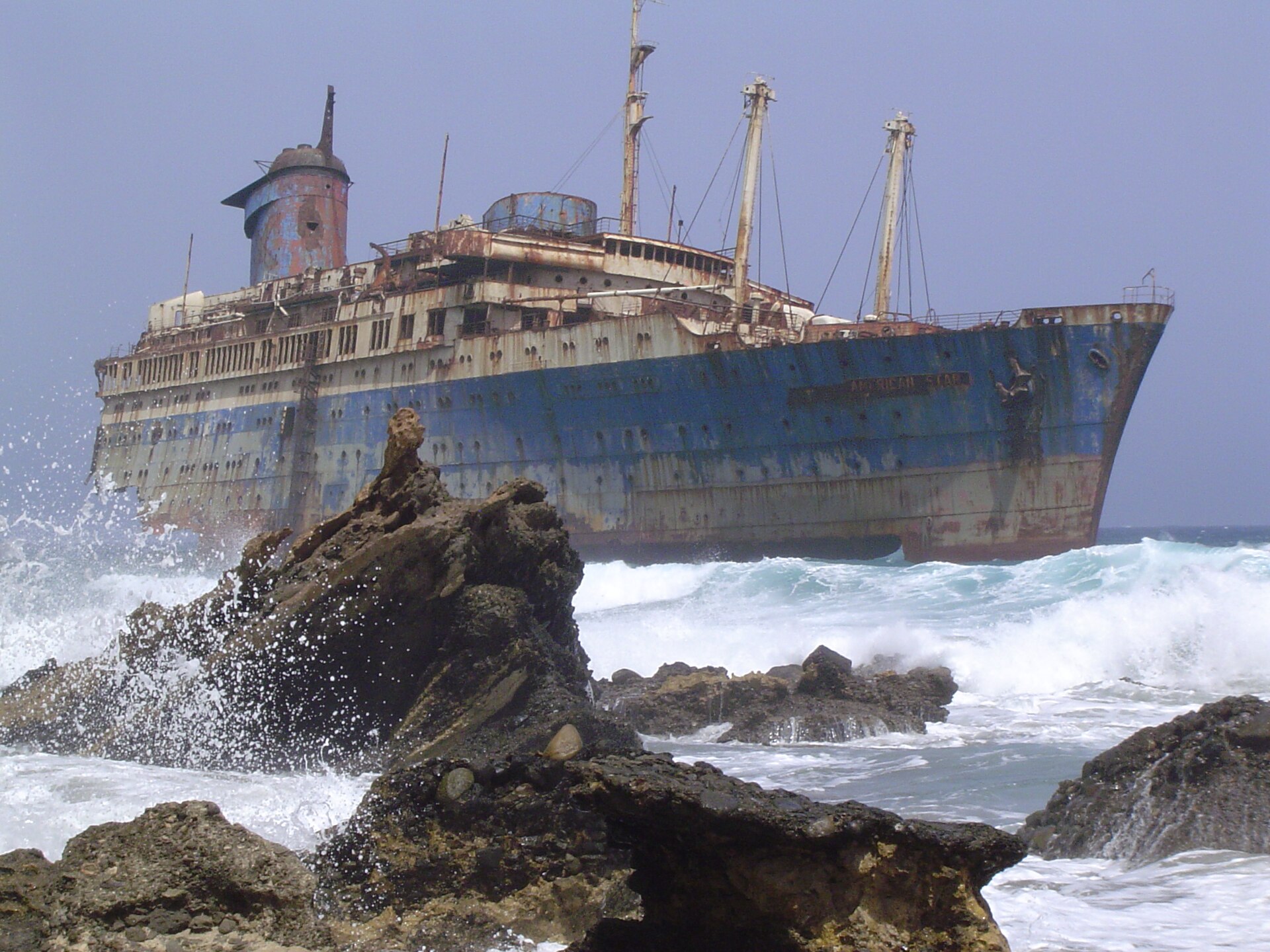 File photo: Shipwreck of the SS American Star on the shore of Fuerteventura