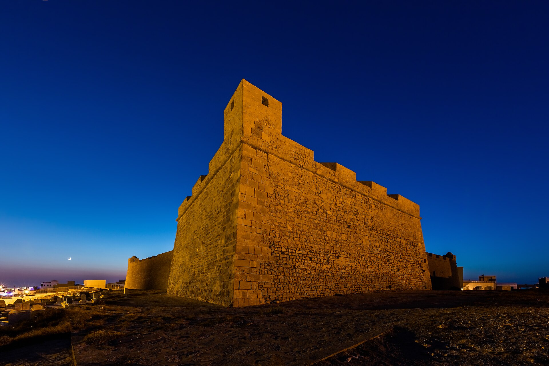 Immagine d'archivio: Fuerte Bordj el Kebir, Mahdia, Túnez, 2016-09-03, DD 34-36 HDR