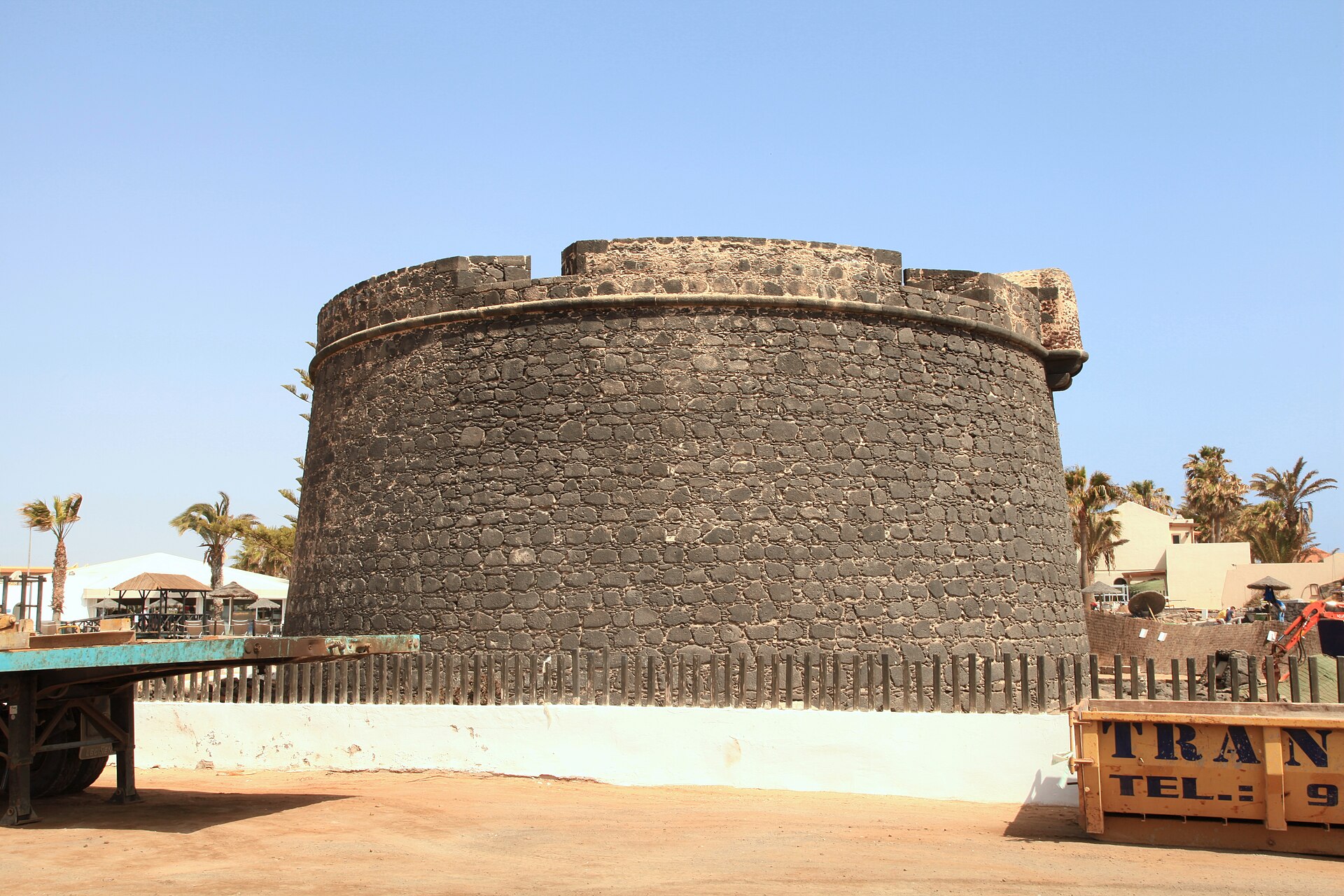 Symbolbild: der Wehrturm «Castillo» in Caleta de Fuste, Gemeinde Antigua, Fuerteventura
