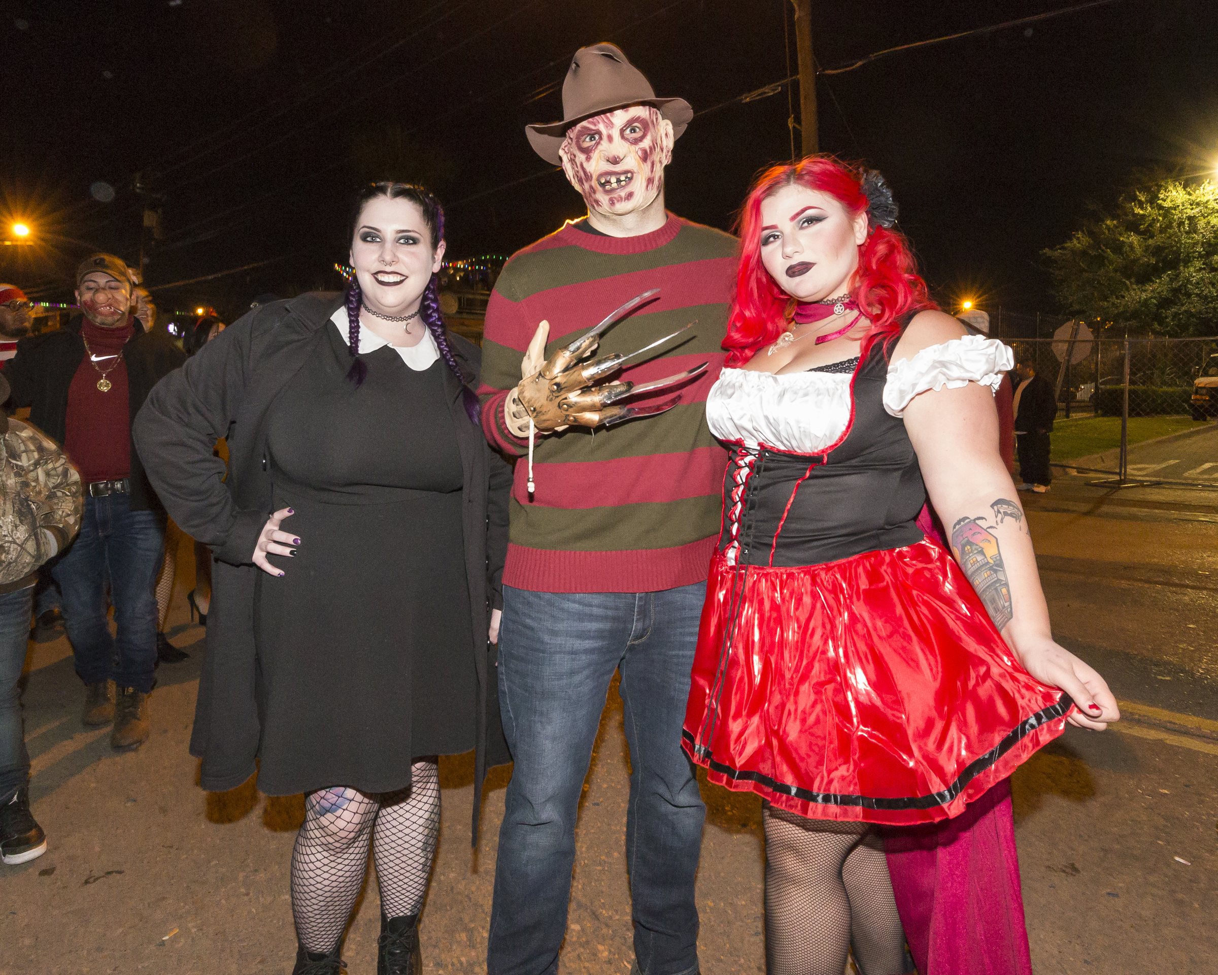 Immagine d'archivio: People in Halloween Costumes