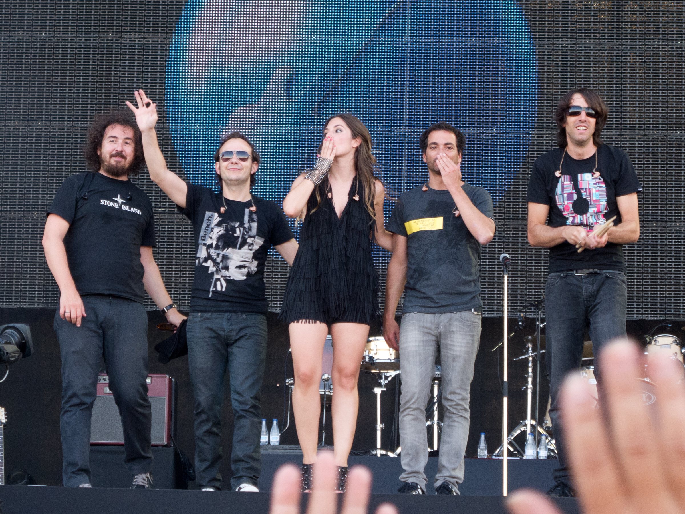 Immagine d'archivio: La oreja de Van Gogh - Rock in Rio Madrid 2012