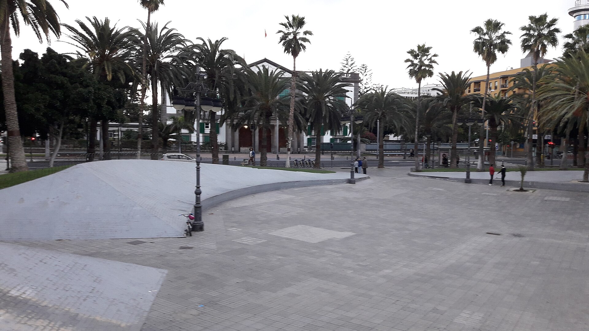 Immagine d'archivio: Plaza de la Feria a Las Palmas de Gran Canaria, punto di partenza del corteo