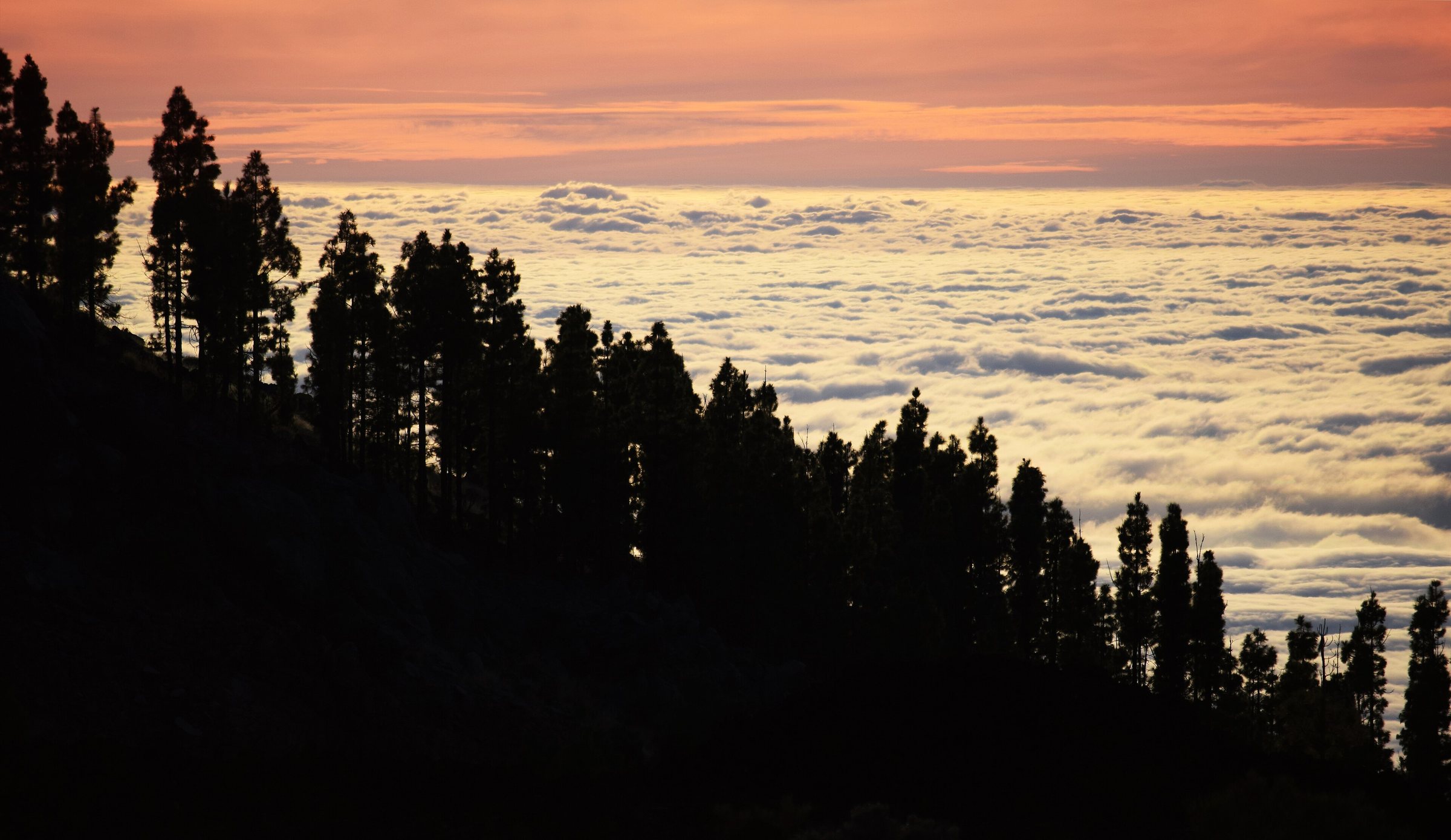 Immagine d'archivio: Sunset from Mount Teide