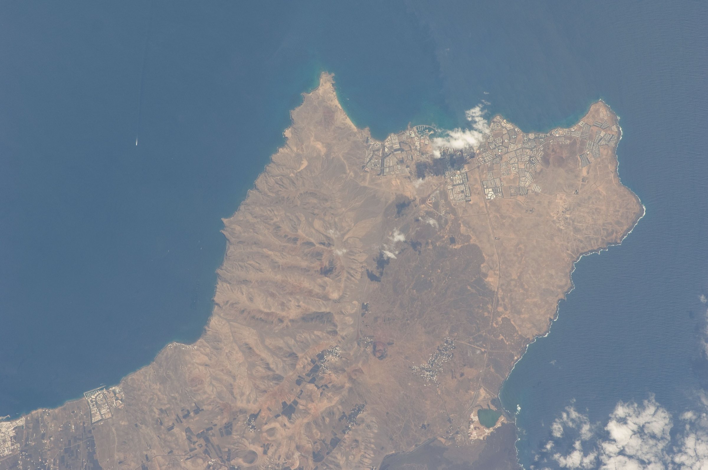 Immagine d'archivio: ISS021-E-6092 - View of the Canary Islands
