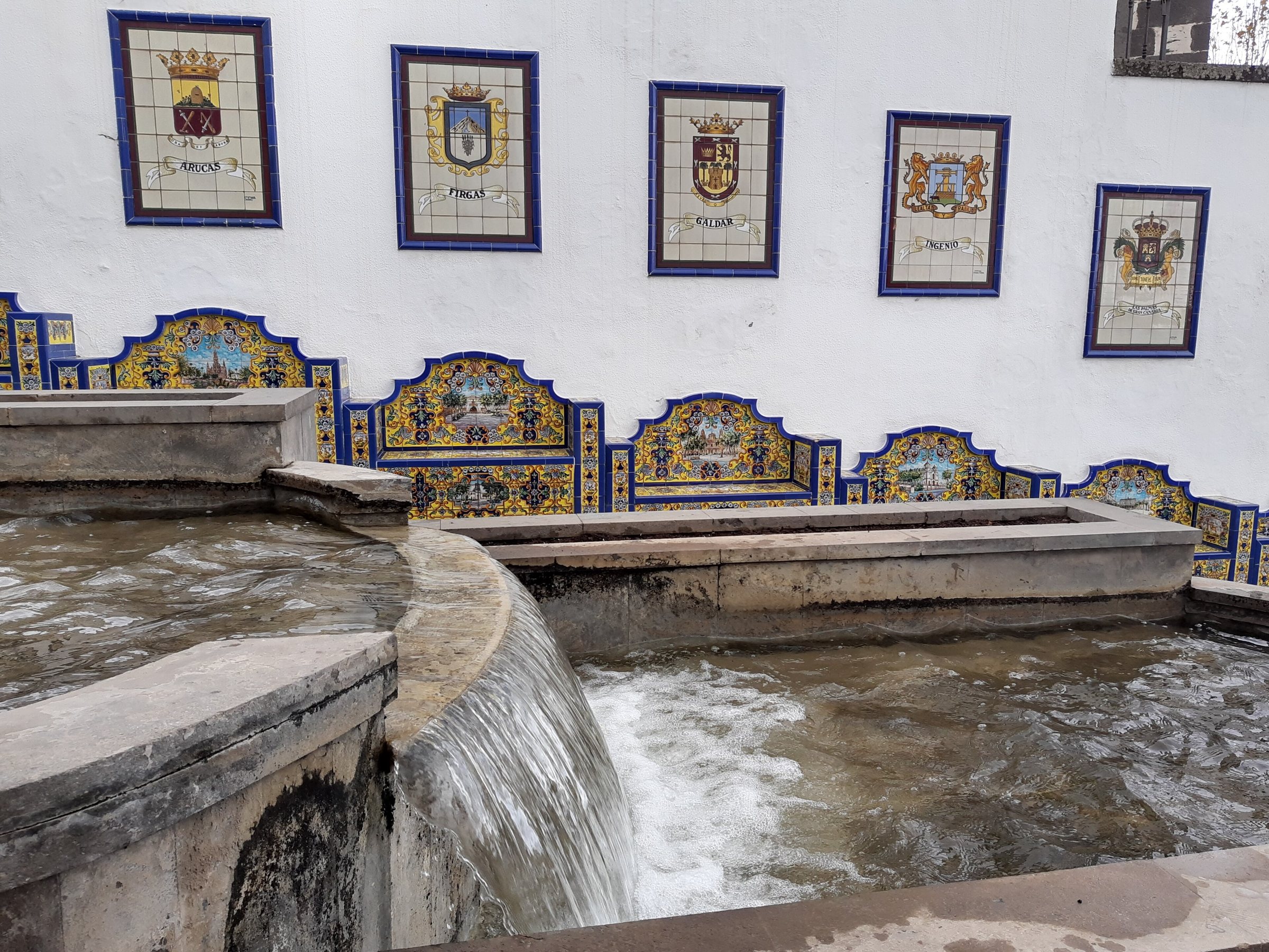 Immagine d'archivio: Paseo de Canarias, cities, Firgas, Gran Canaria