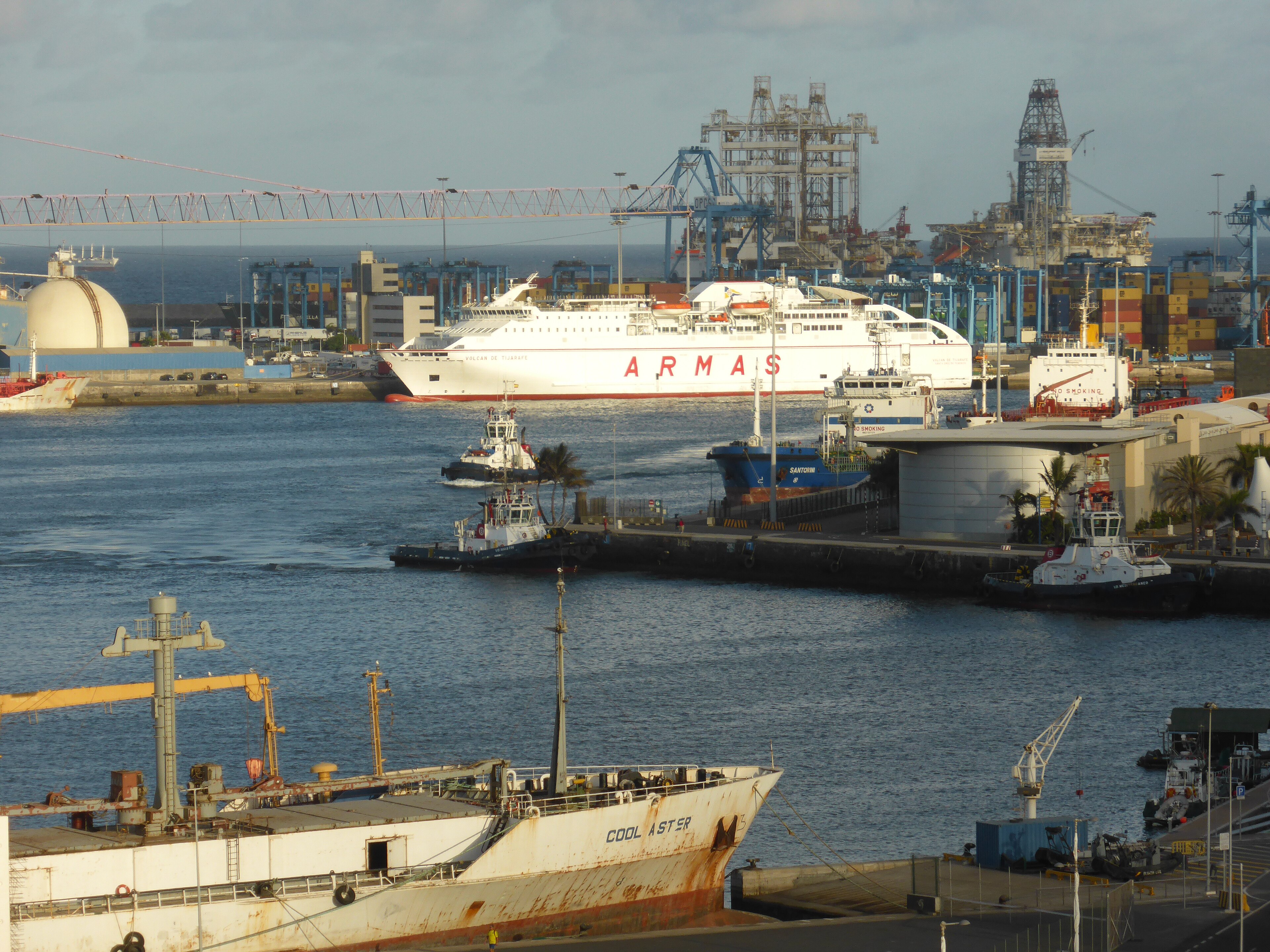 File photo: The port of Las Palmas