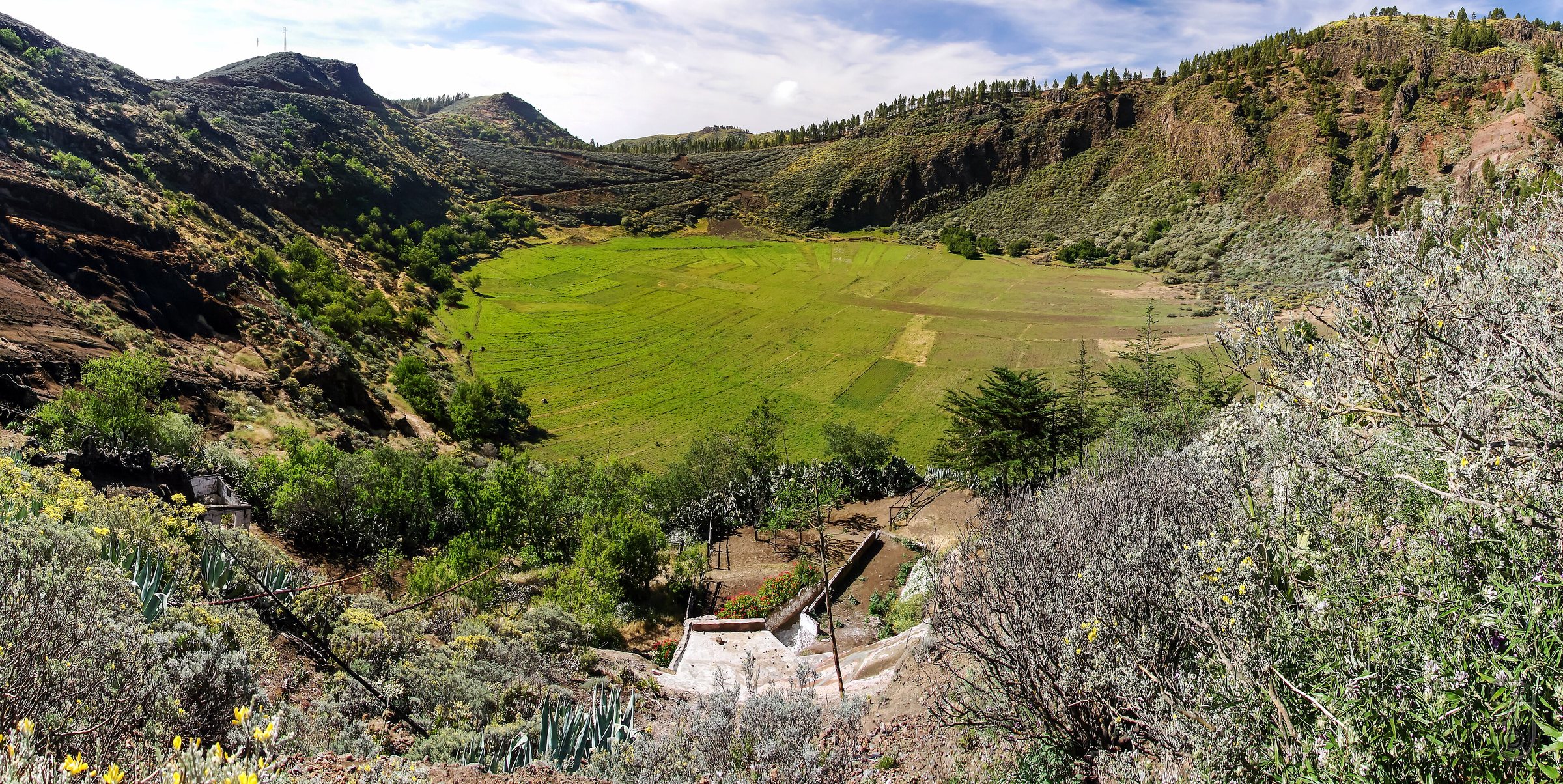 Symbolbild: Caldera de los Marteles on Gran Canaria in Canary Islands in