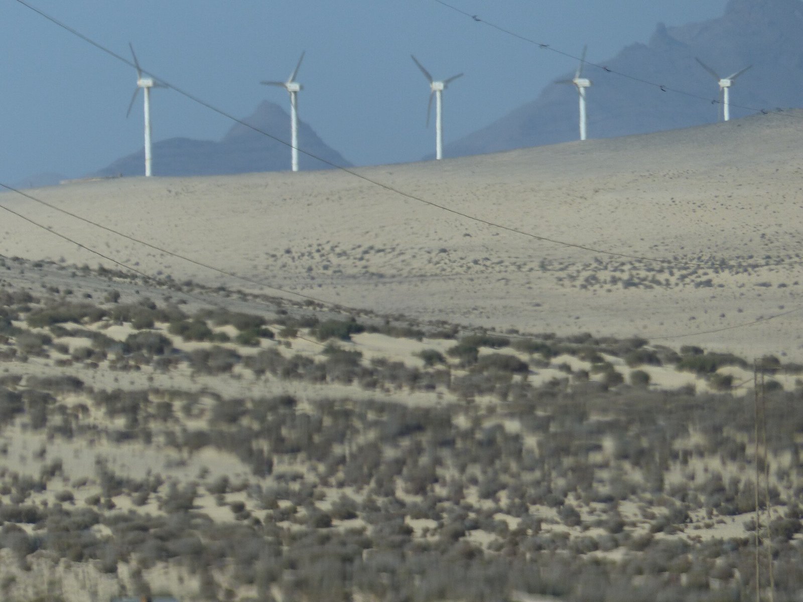 Wind turbines in the Canary Islands