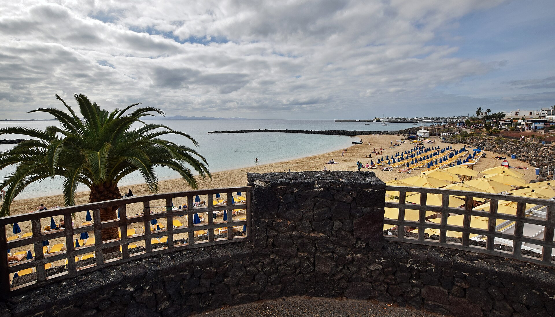 File photo: Playa Dorada - Lanzarote (cloudy)
