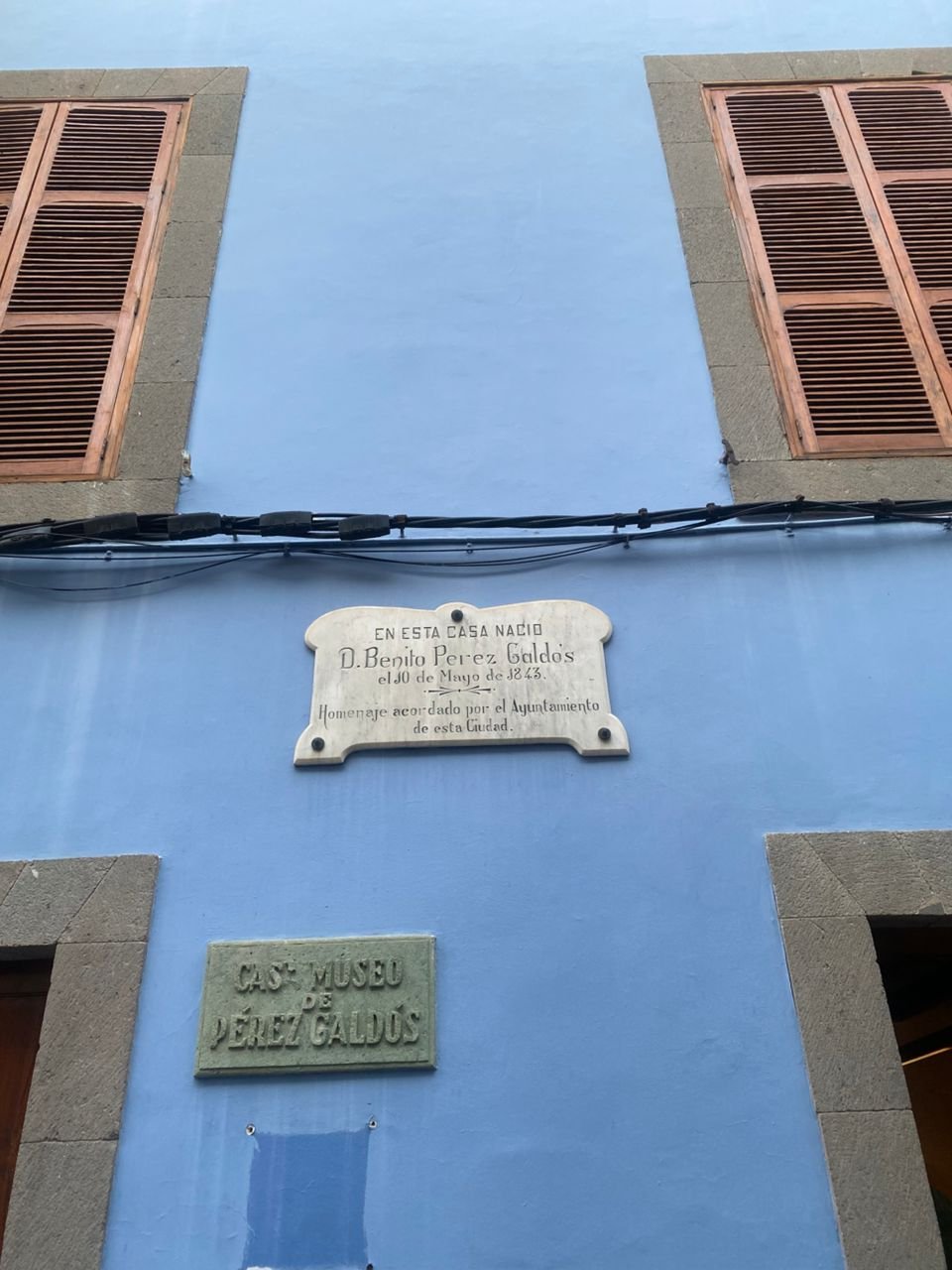 Historic building facade of the Casa-Museo Leon y Castillo in Telde, Gran Canaria