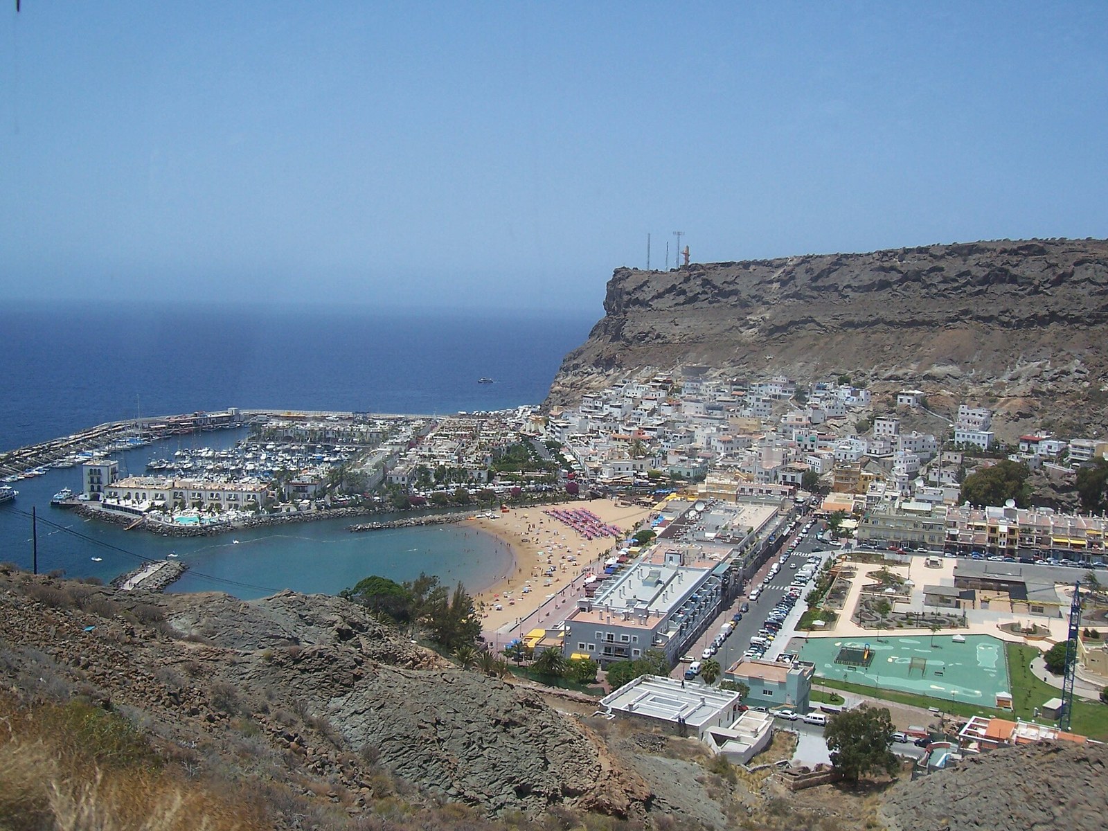 Vista de Puerto de Mogán, en el suroeste de Gran Canaria