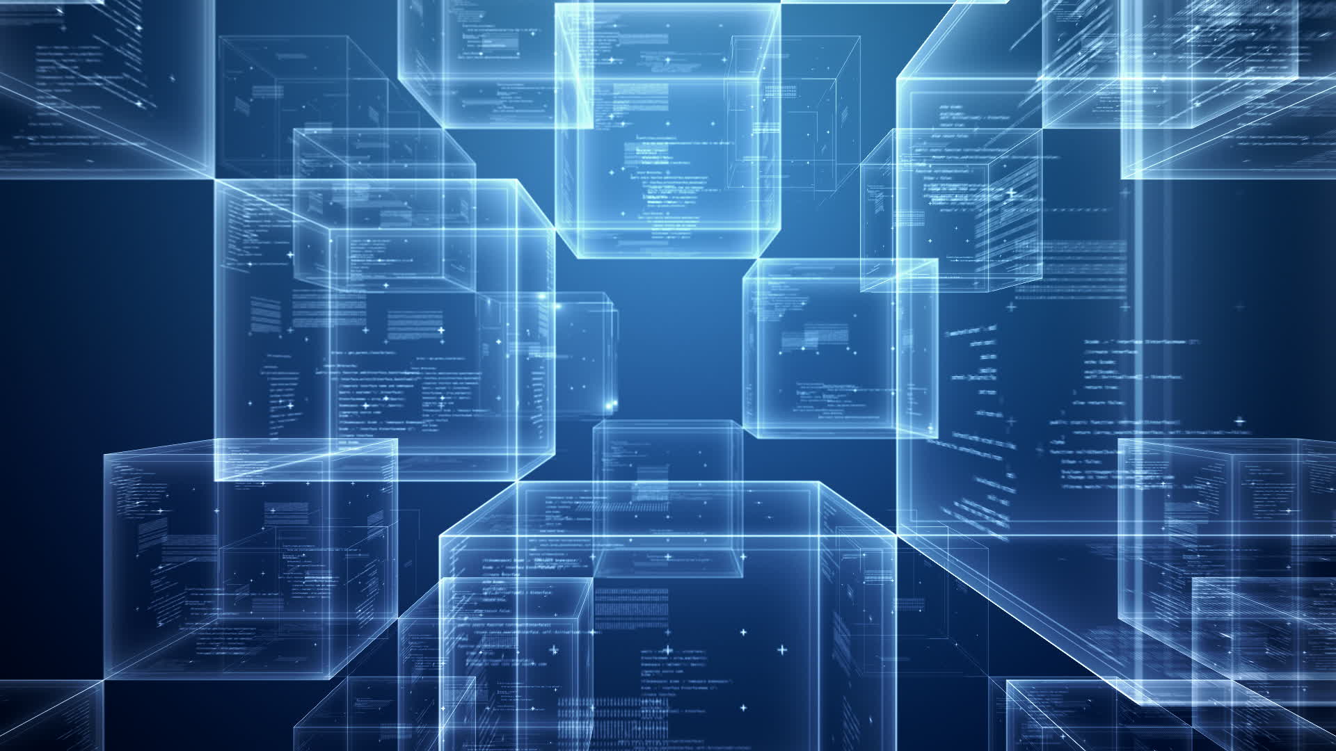 Symbolic image of blockchain and cryptocurrency