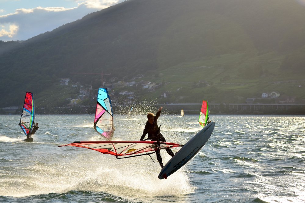 Sarah-Quita Offringa windsurfing at Sotavento