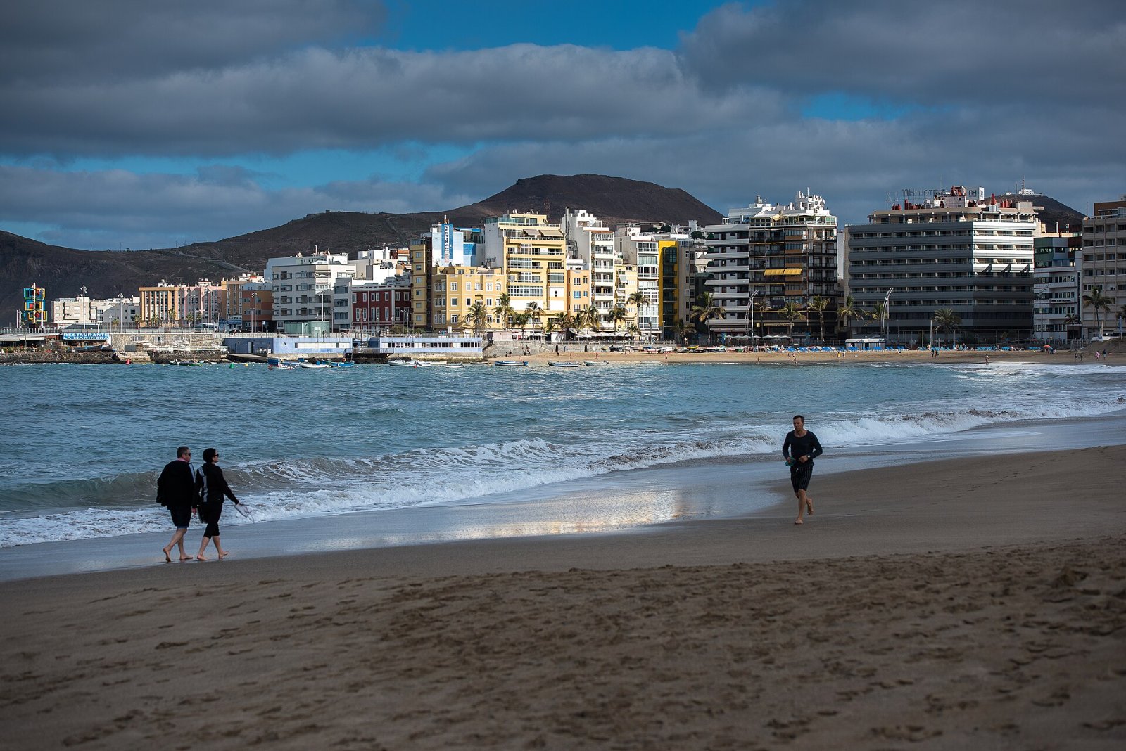 Strandpromenade der Playa de Las Canteras in Las Palmas