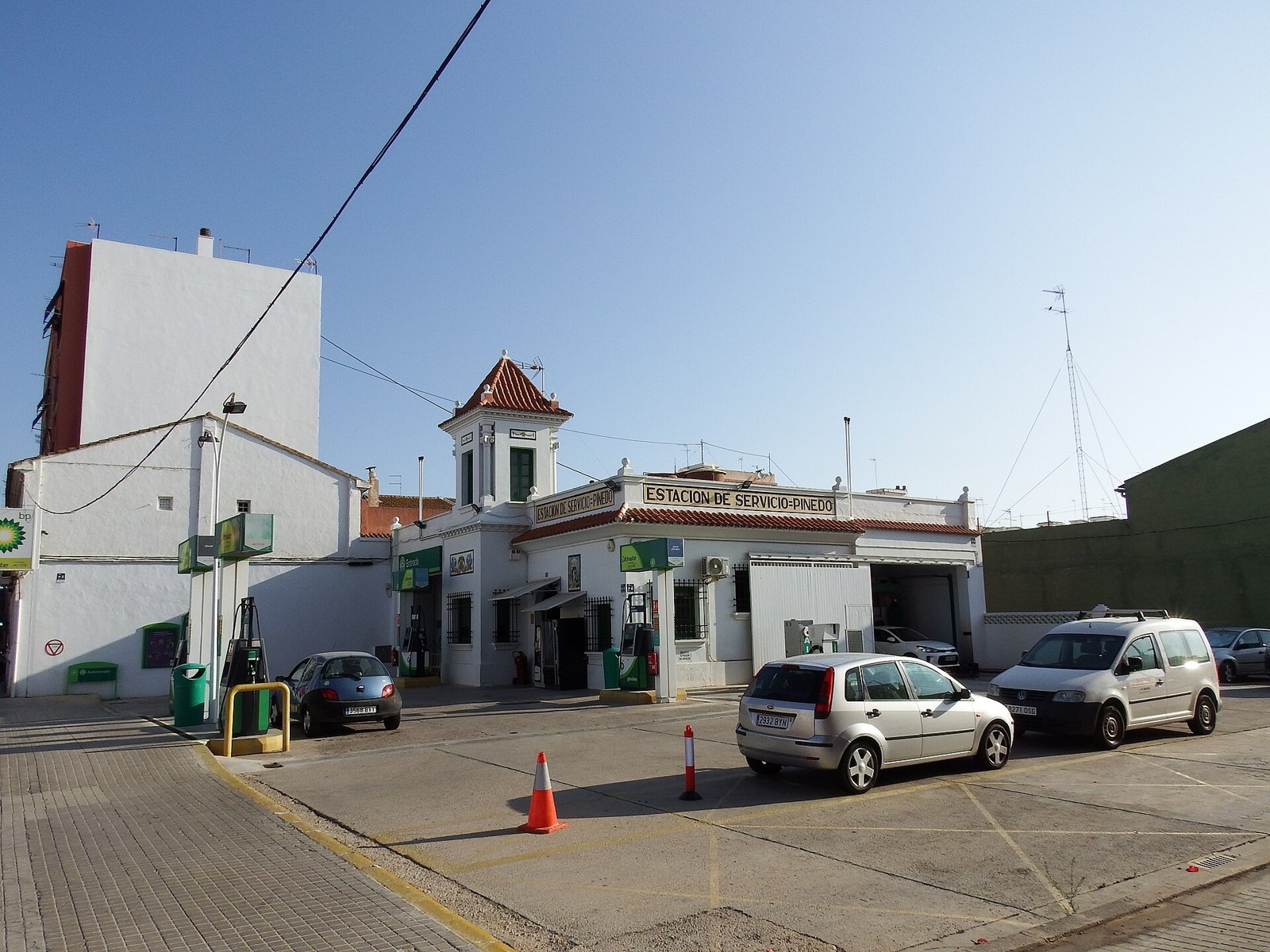 A filling station in Spain (illustrative)