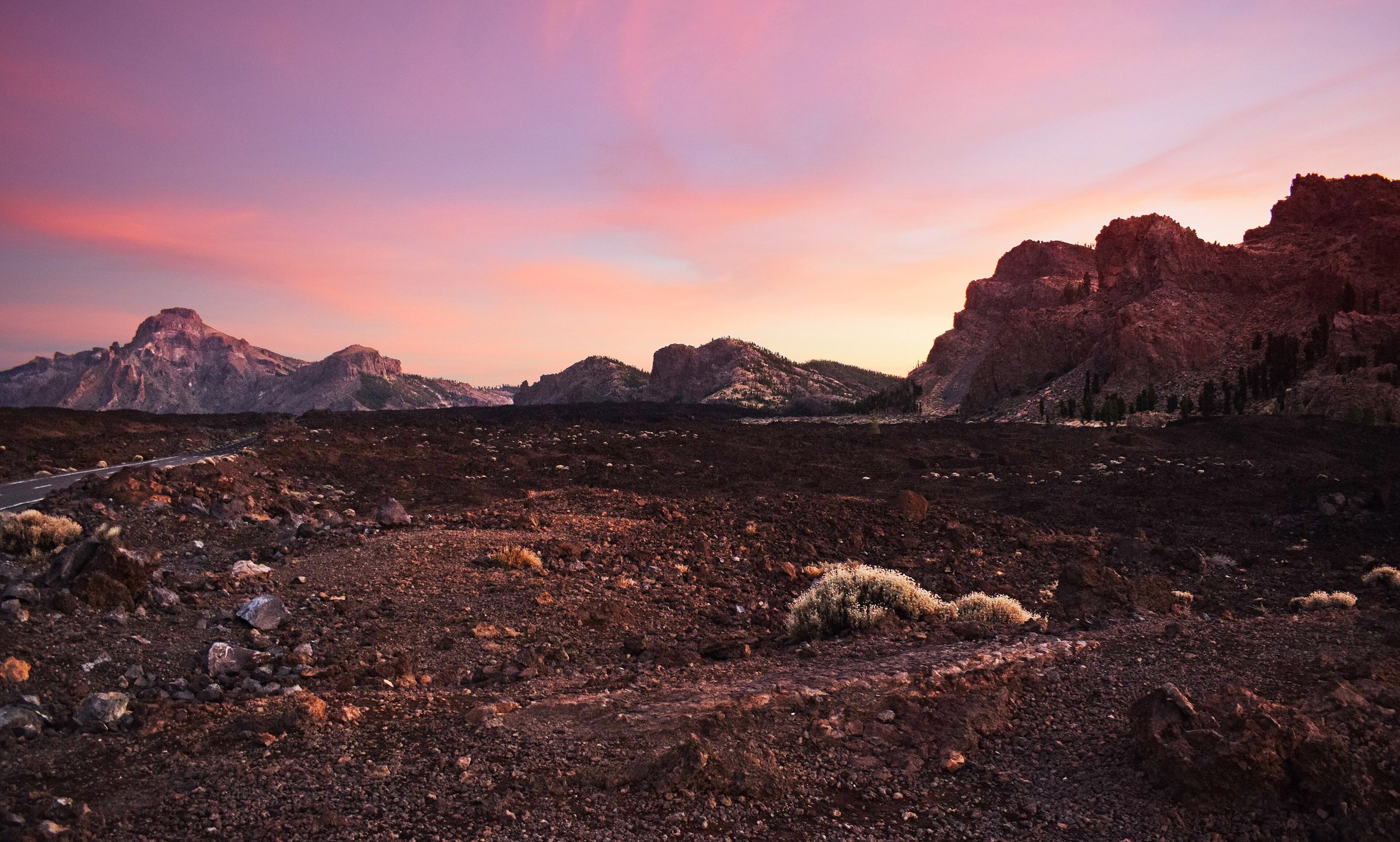 Imagen de archivo: Sunset on Mount Teide - Tenerife