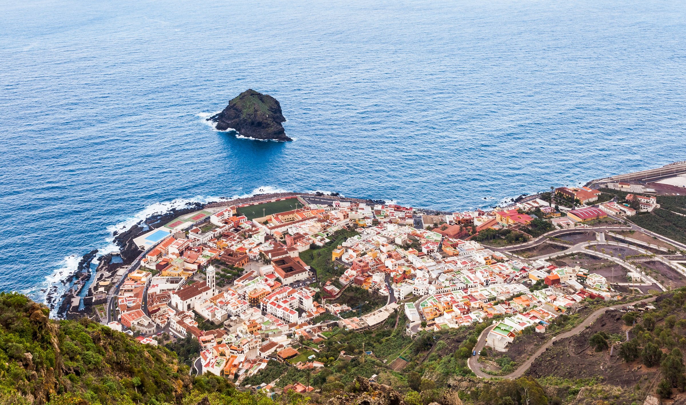 Symbolbild: Vista de Garachico, Tenerife, España, 2012-12-13, DD