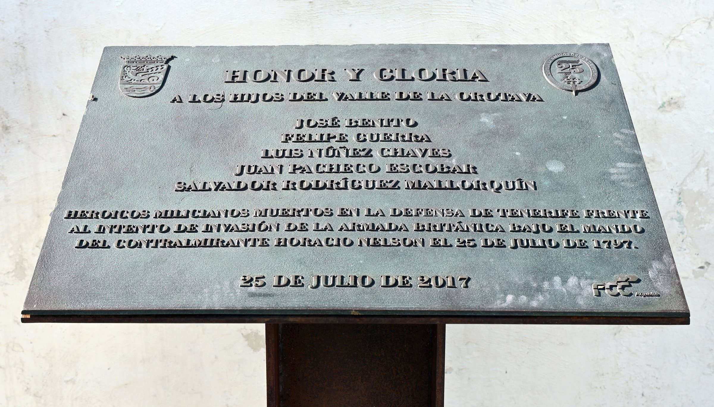 Immagine d'archivio: Plaque 1797, Puerto de la Cruz