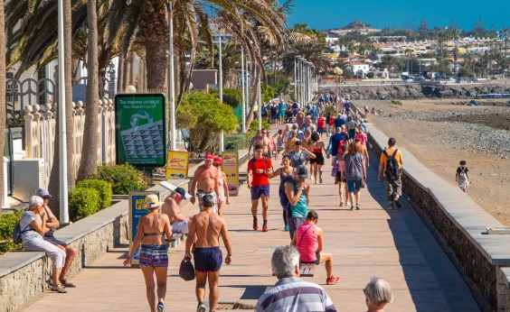 Easter in Maspalomas: Hotels 92% full, supermarkets open, strike the only risk